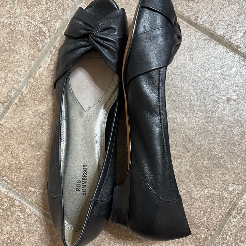 Ros Hommerson Peep-Toe Flats